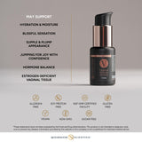 Quicksilver Scientific Serum Vaginal, envase y caja para uso higiénico.