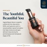 Quicksilver Scientific Serum Vaginal, textura nanoemulsion para experiencia suave.