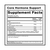 Quicksilver Scientific Core Hormone Support, etiqueta frontal, lectura rápida de ingredientes para comparar.
