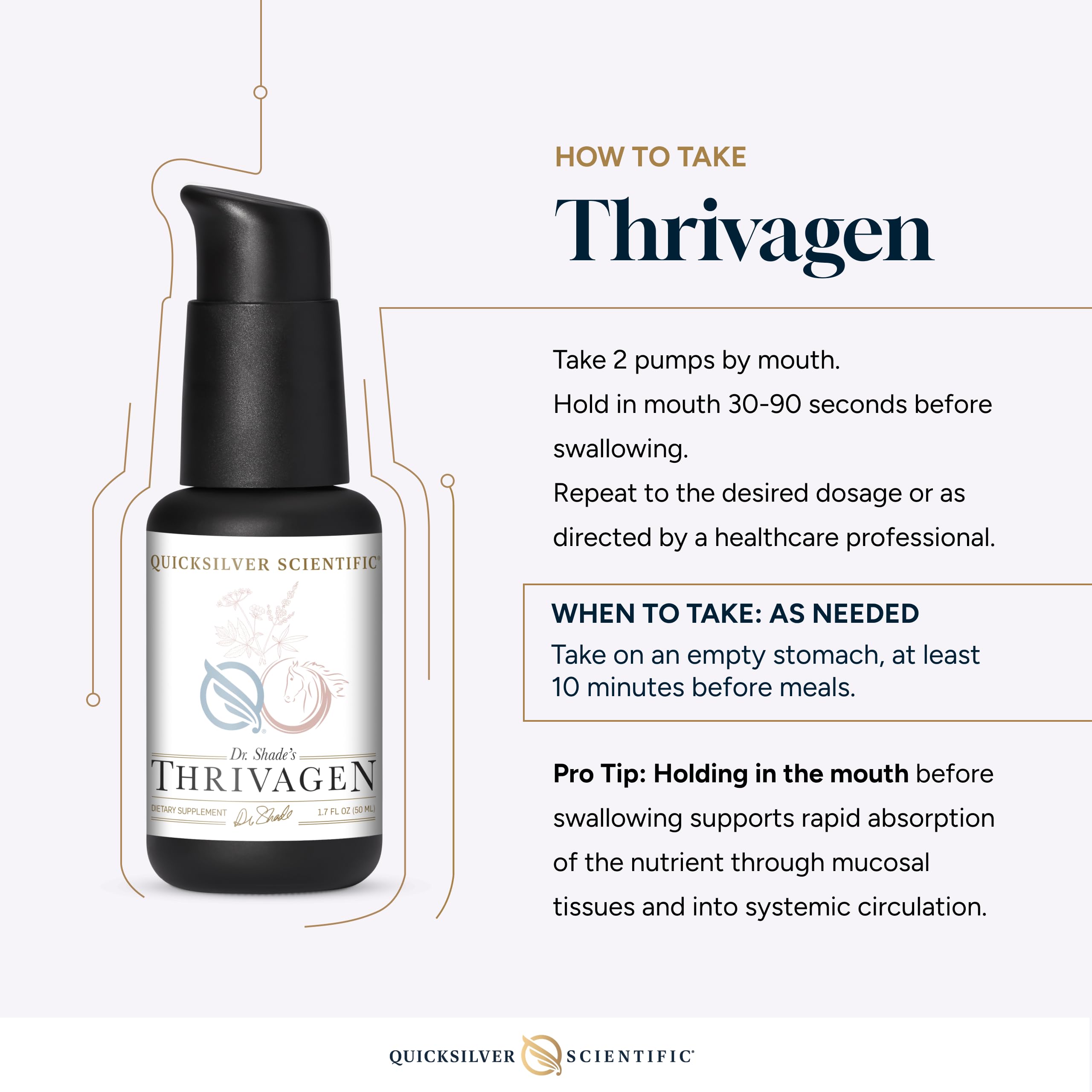 Envase vegano y libre de gluten, soja y OMG para Thrivagen.