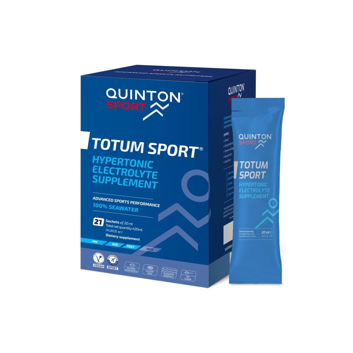 Totum Sport en sobres, empaque compacto para hidratación rápida durante entrenos