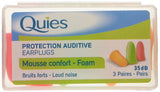 Quies tapones de espuma moldeables para oreja, ajuste cómodo para dormir