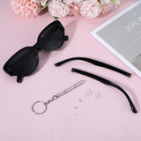 Contenido del kit Quilax para gafas, todo lo necesario para reemplazo.