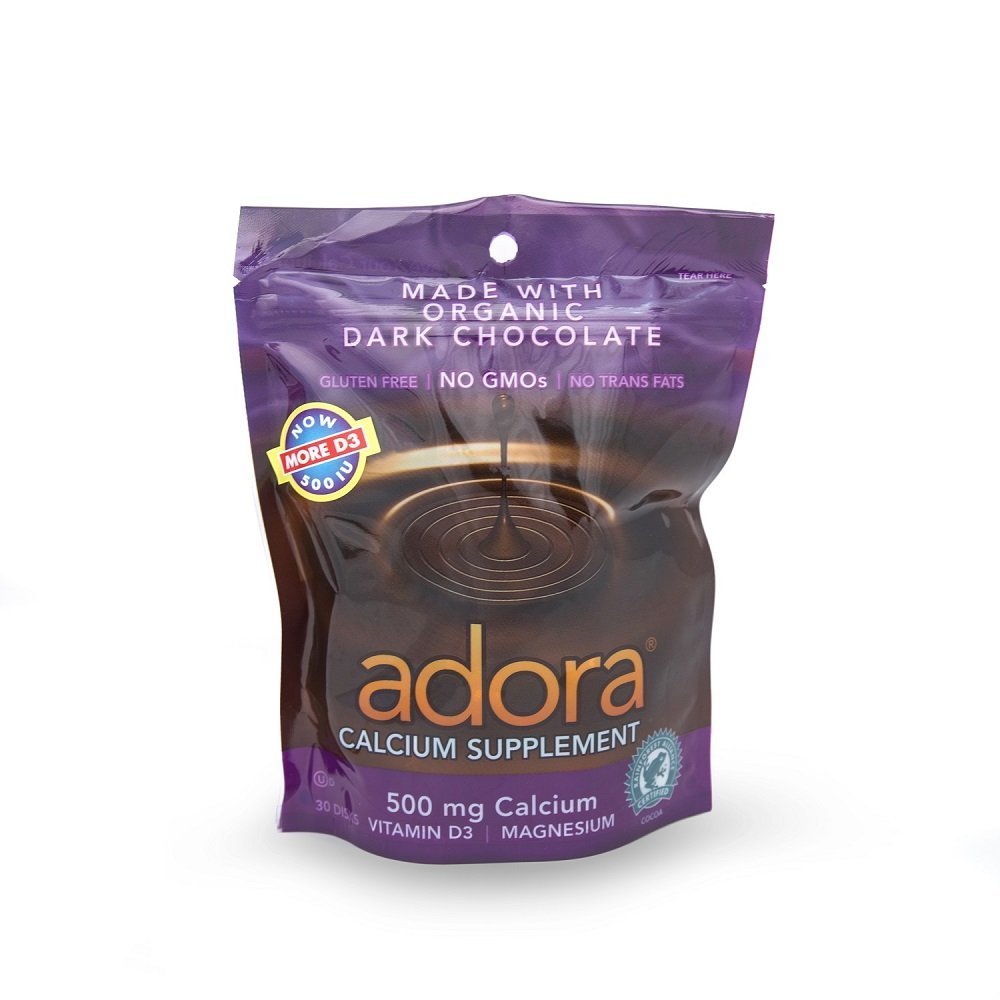 Quilom Adora Calcio Chocolate Negro botella, suplemento diario con sabor agradable para disfrutar