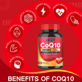 Quinovit CoQ10 300mg cápsulas vegetarianas, libres de gluten y OGM.