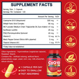 Quinovit CoQ10 300mg con PQQ y Shilajit, ideal para la producción de energía.