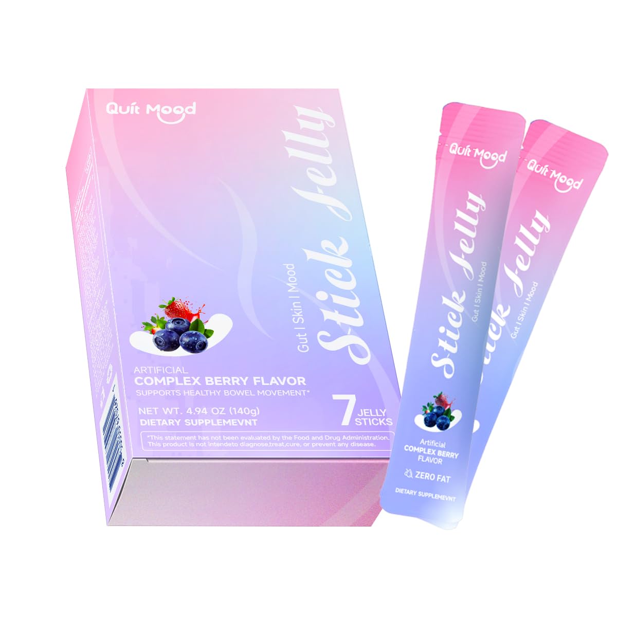 Quit mood S Stick Jelly Berry empaque compacto para viajar