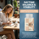 QuitK Recovery Complex – tabletas diurnas para manejo del estrés y foco