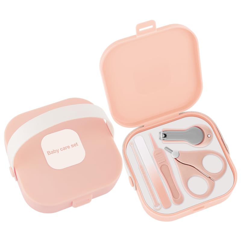 Qunlions life set cuidado uñas bebé 5 en 1, práctico para uso diario