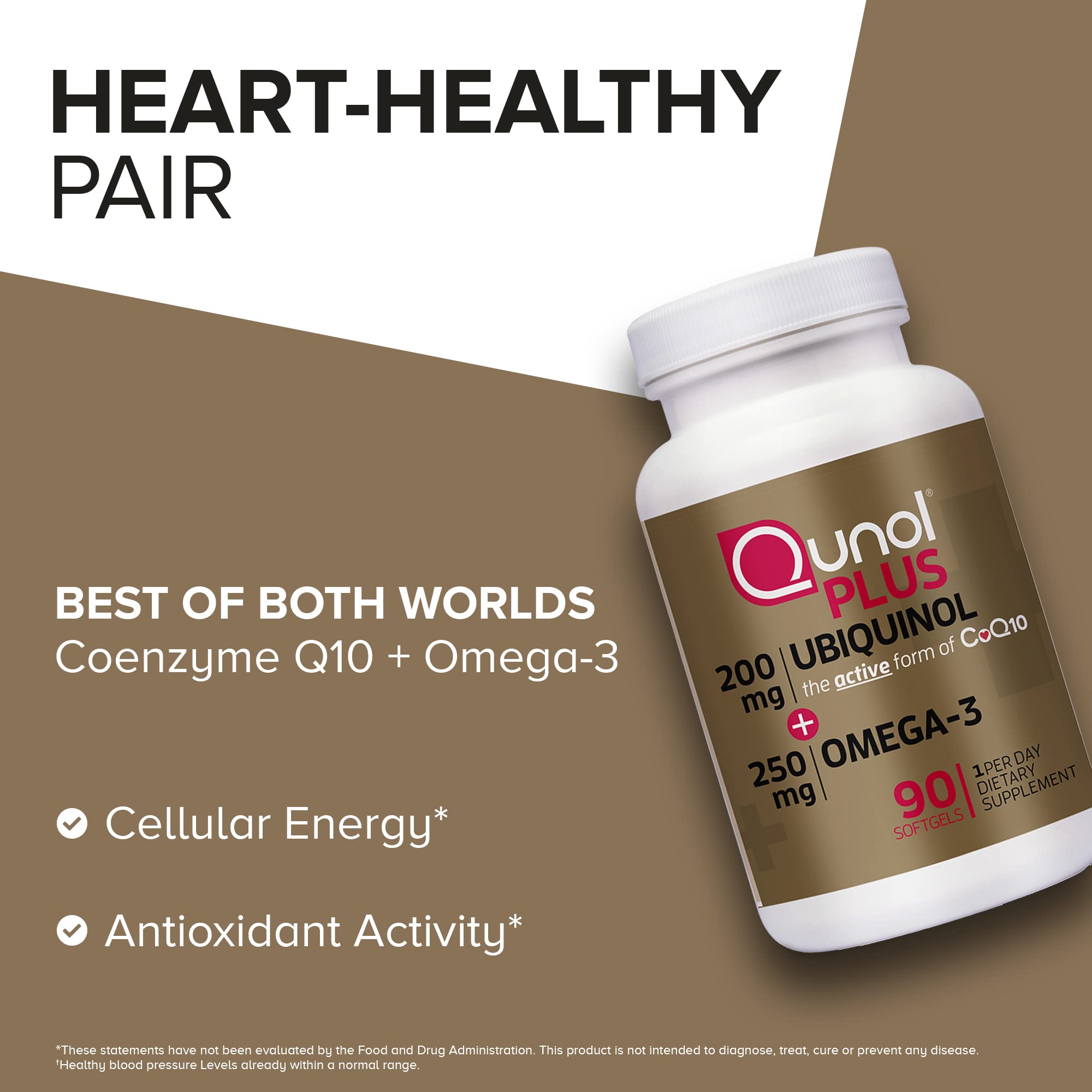 Qunol Plus etiqueta nutricional clara para planificar dosis