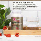 Qunol Plus omega-3 250 mg en cápsulas para ingesta diaria de grasas esenciales