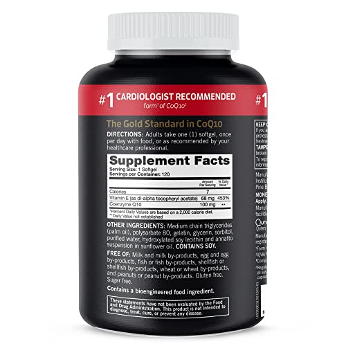 Qunol Ultra CoQ10, consumo diario, apoyo a producción de energía.
