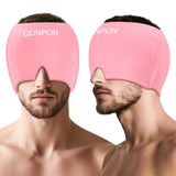 Gorro de alivio QUNPON con opción de frío o calor para uso cómodo