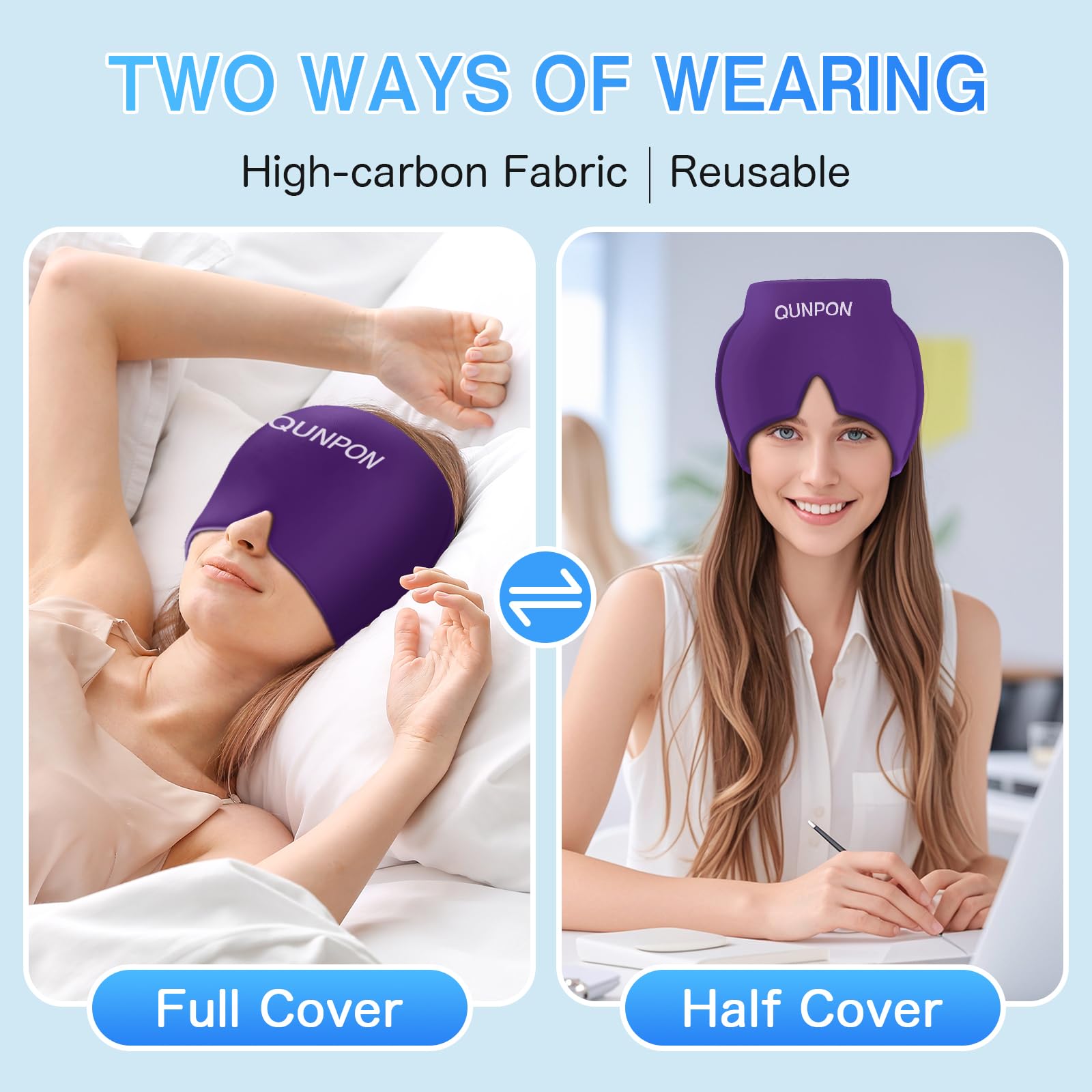 Gorra QUNPON cierre ajustable para ajuste estable y cómodo.