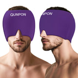 Gorra QUNPON alivio migraña en las sienes para relajación ocular.