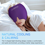 Gorra QUNPON para uso diario, ayuda a descansar y promover mejor sueño.