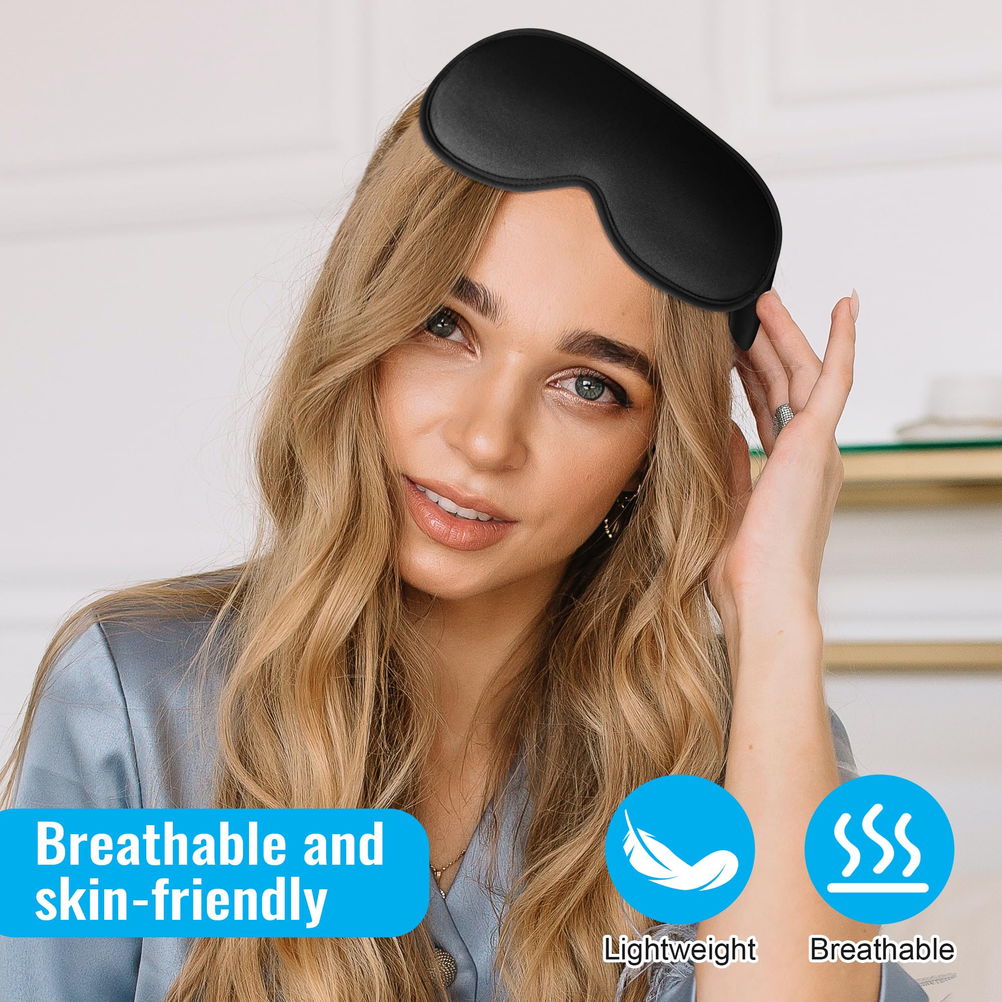 QUWOLACE diseño ergonómico alrededor de cejas para comodidad.