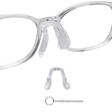 QYAJS almohadillas nariz puente transparentes ofrecen confort y ajuste estable.