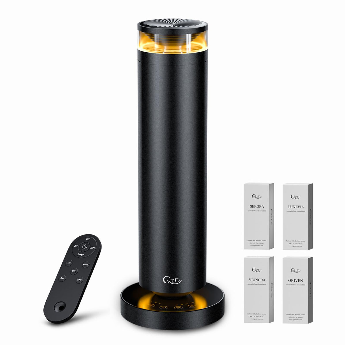 Difusor QZD A5 de aire frío sin agua con fragancia continua.
