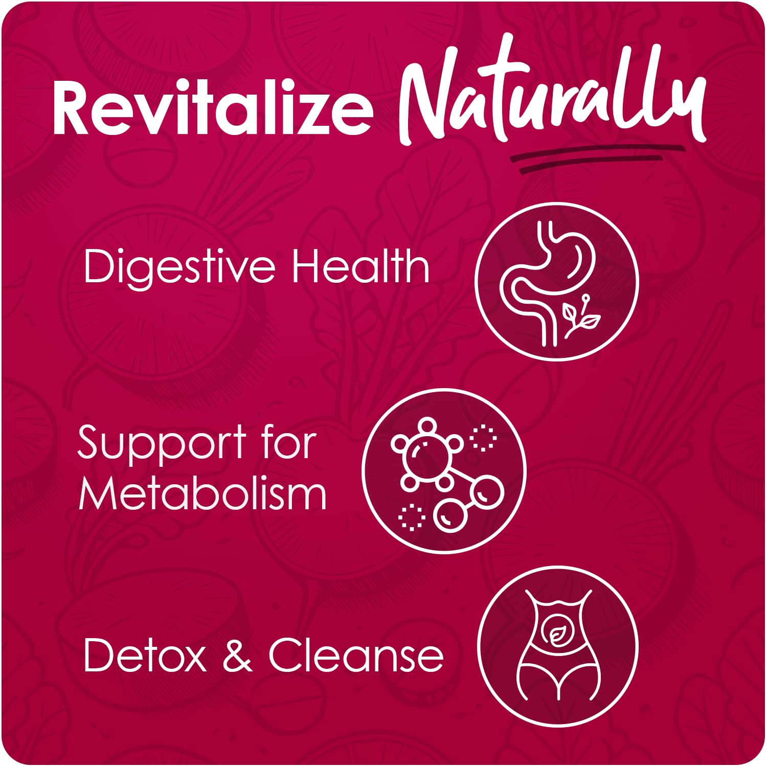 Rabano Yodado: vitaminas B1, B6 y B12 para apoyo cognitivo.