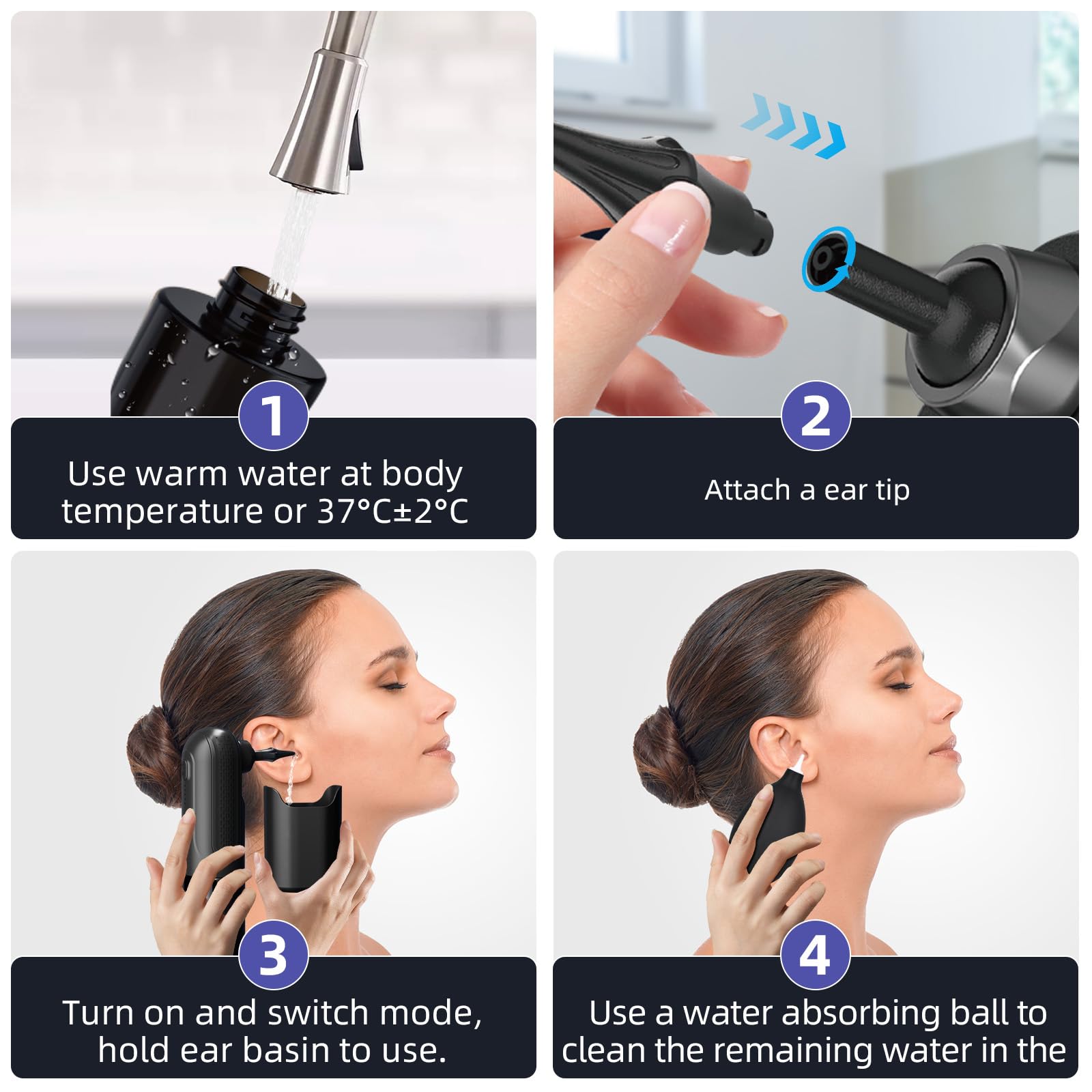 Raccomb funcionamiento silencioso, menos de 30 dB durante uso.