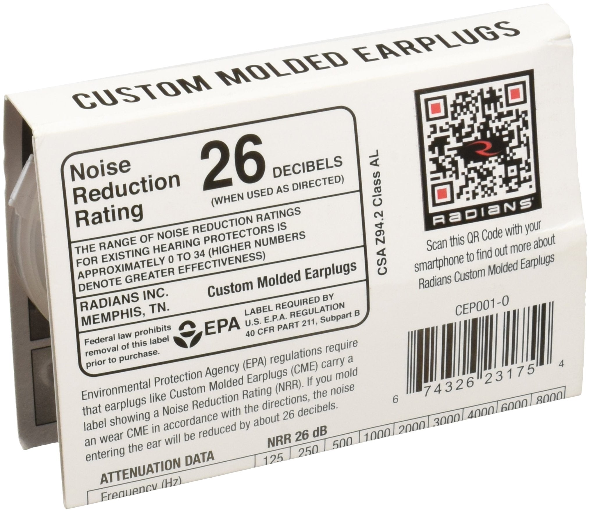 Kit de moldeado casero de Radians para crear tapones a medida.