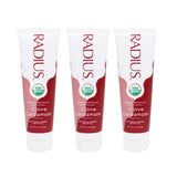 RADIUS pack 3 dentífricos clavo cardamomo para viaje y casa