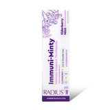 Beneficios de brillo dental natural con Radius ImmuniMinty y bicarbonato.