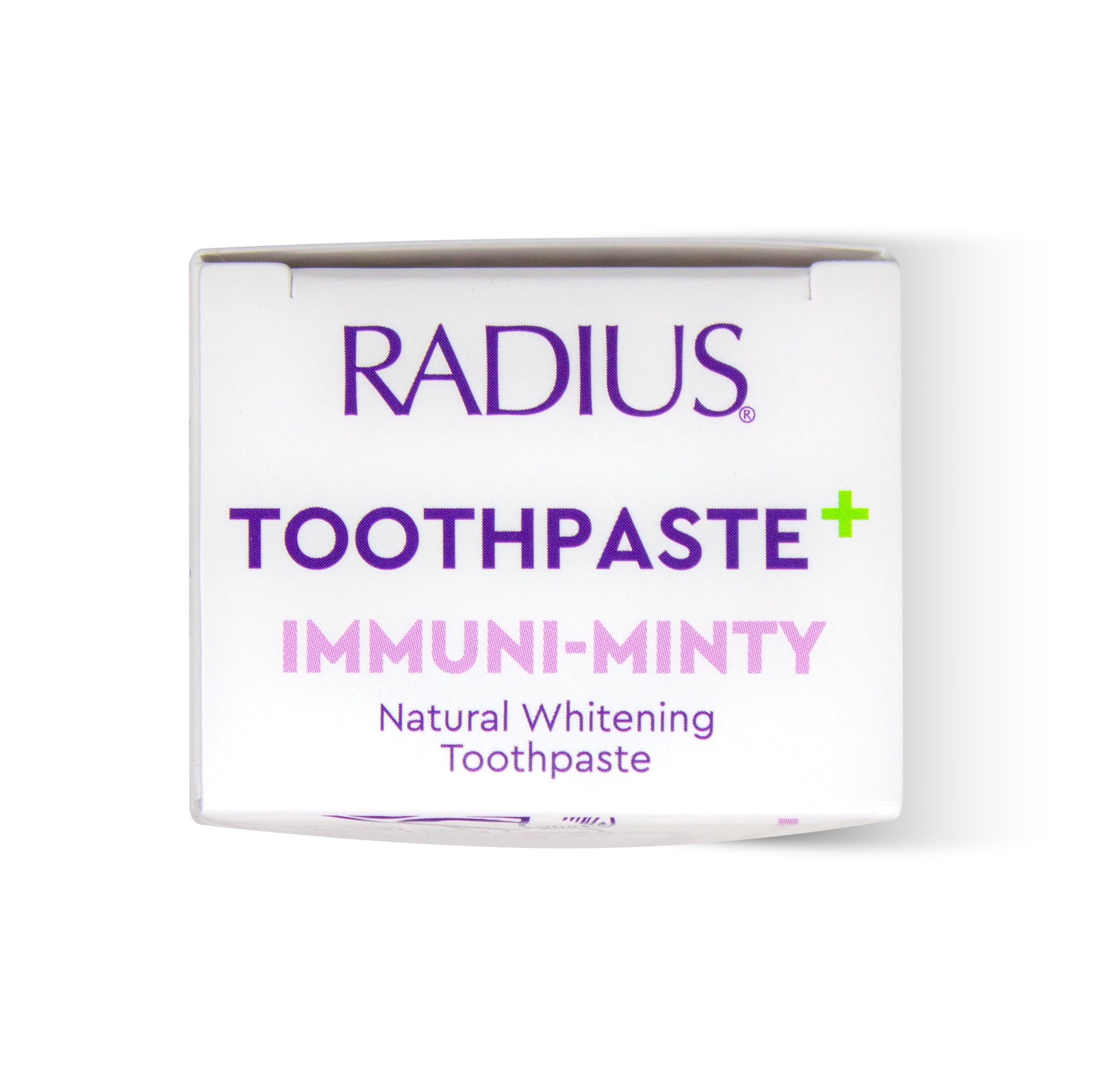 Cepillado diario con Radius ImmuniMinty promueve una sonrisa fresca.
