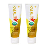 Radius pasta infantil Coco Banana, ingredientes naturales para una limpieza suave y segura.
