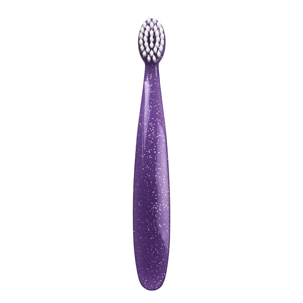 RADIUS Totz, cepillo extra suave en magenta, ideal para dientes y encías delicadas de niños.