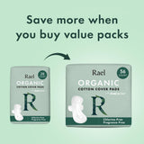 Rael protectoras con núcleo superabsorbente para mayor absorción y control de humedad.