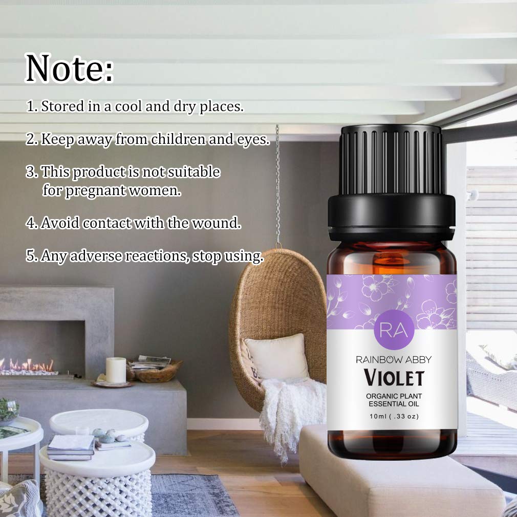 Rainbow Abby aceite de violeta para masaje, uso diluido y relajante