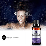 Aromaterapia en el hogar con lavanda Rainbow Abby para bienestar.
