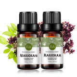 Aceite de Mejorana Rainbow Abby, botella de 10 ml, ideal para usar en difusor y aromatizar ambientes.