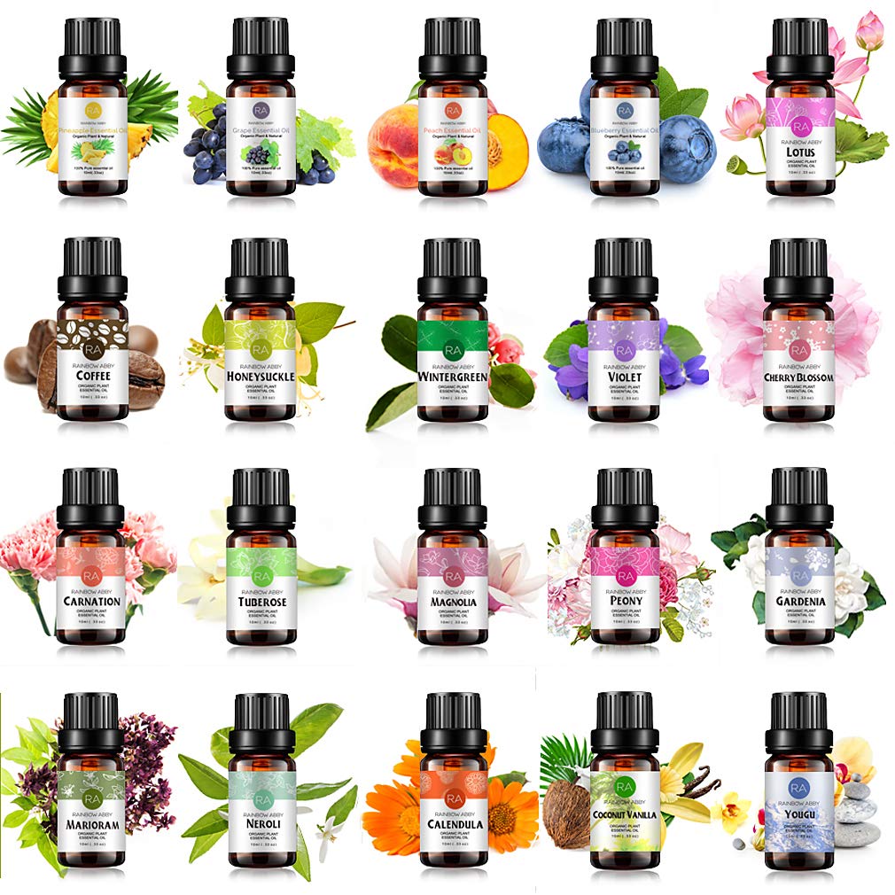 Rainbow Abby 20-pack arándano para difusor y aromaterapia suave.