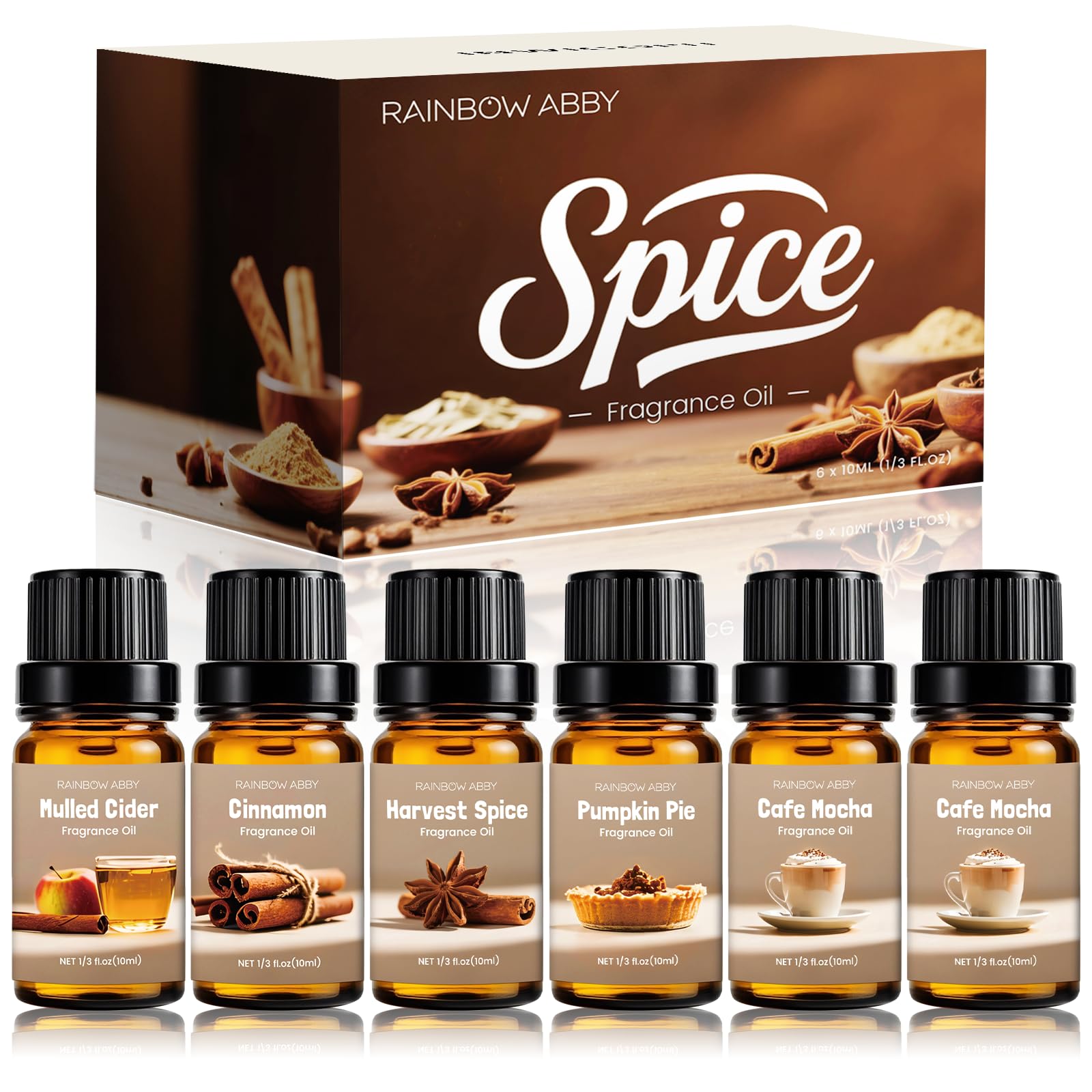 RAINBOW ABBY Spice Set: difusor para ambientar con notas cálidas y reconfortantes.