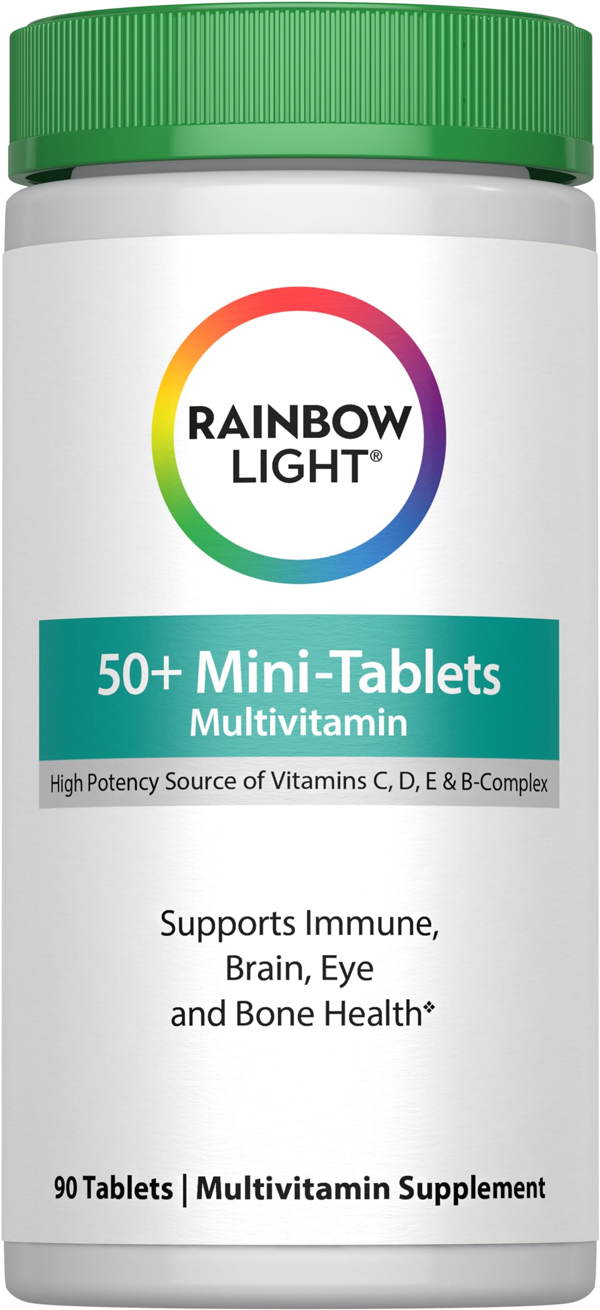 Rainbow Light 50+ tableta en envase: vistazo al producto y su uso diario