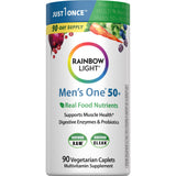 Rainbow Light Hombres 50+ cápsulas en botella, apoyo diario a la salud muscular.