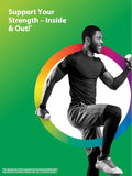 Rainbow Light Magnesio-Calcio: etiqueta nutricional visible y fuente de nutrientes