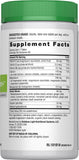 Rainbow Light Magnesium Calcium Plus mezcla spirulina y vitamina D para absorción.