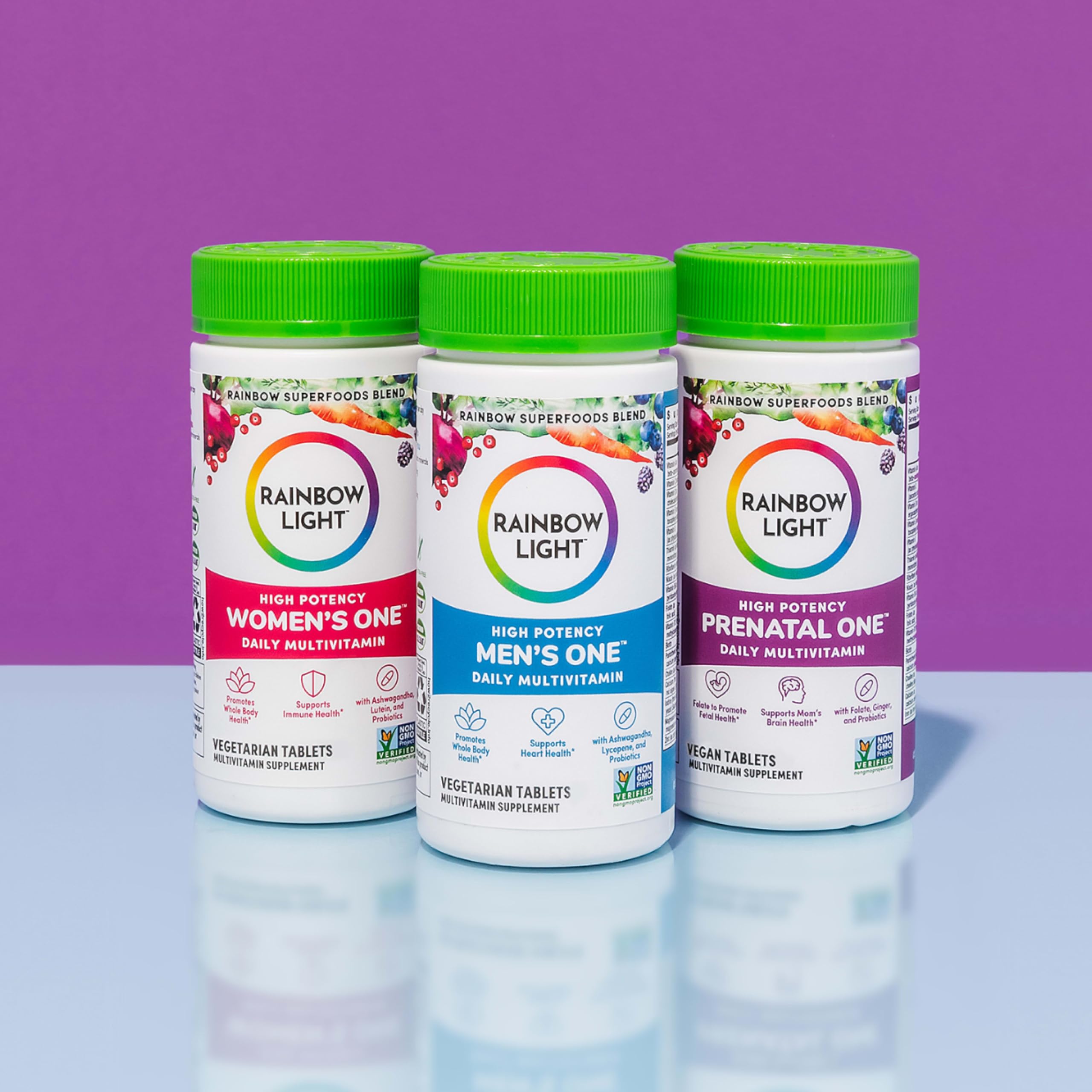 Rainbow Light Multivitamin Women’s One, sello de seguridad en el envase.