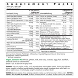 Rainbow Light Prenatal One: etiqueta nutricional con nutrientes de alimentos reales