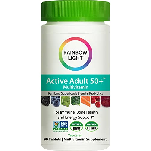 Rainbow Light 90 tabletas para suministro mensual de multivitaminas.