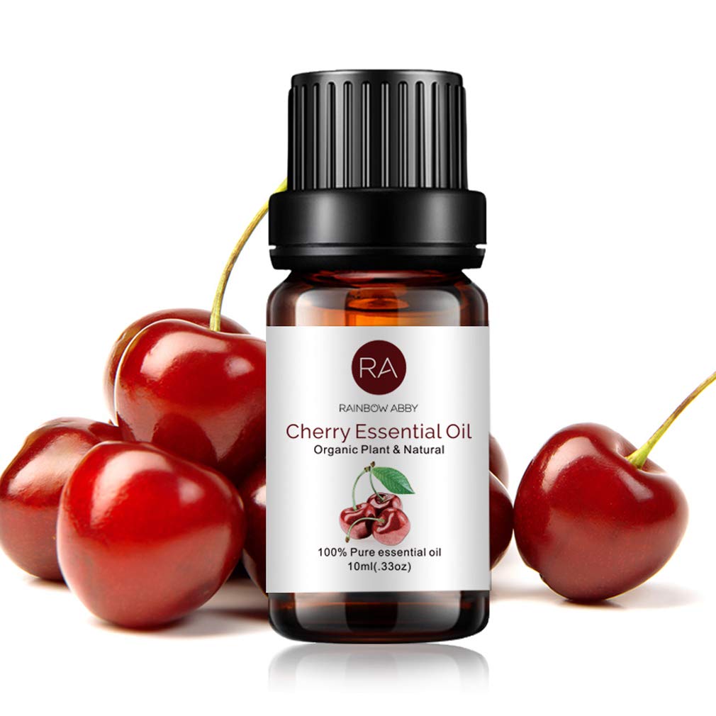 RAINBOW ABBY aceite esencial de cereza 10ml con aroma afrutado para difusor suavizante.