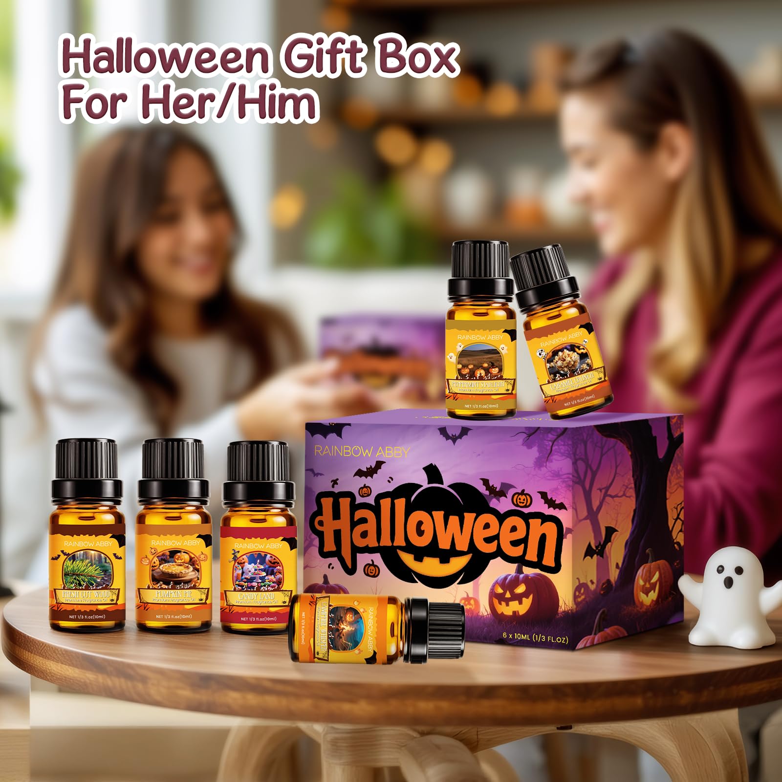 RAINBOW ABBY Caja Halloween: estuche conmemorativo para regalo