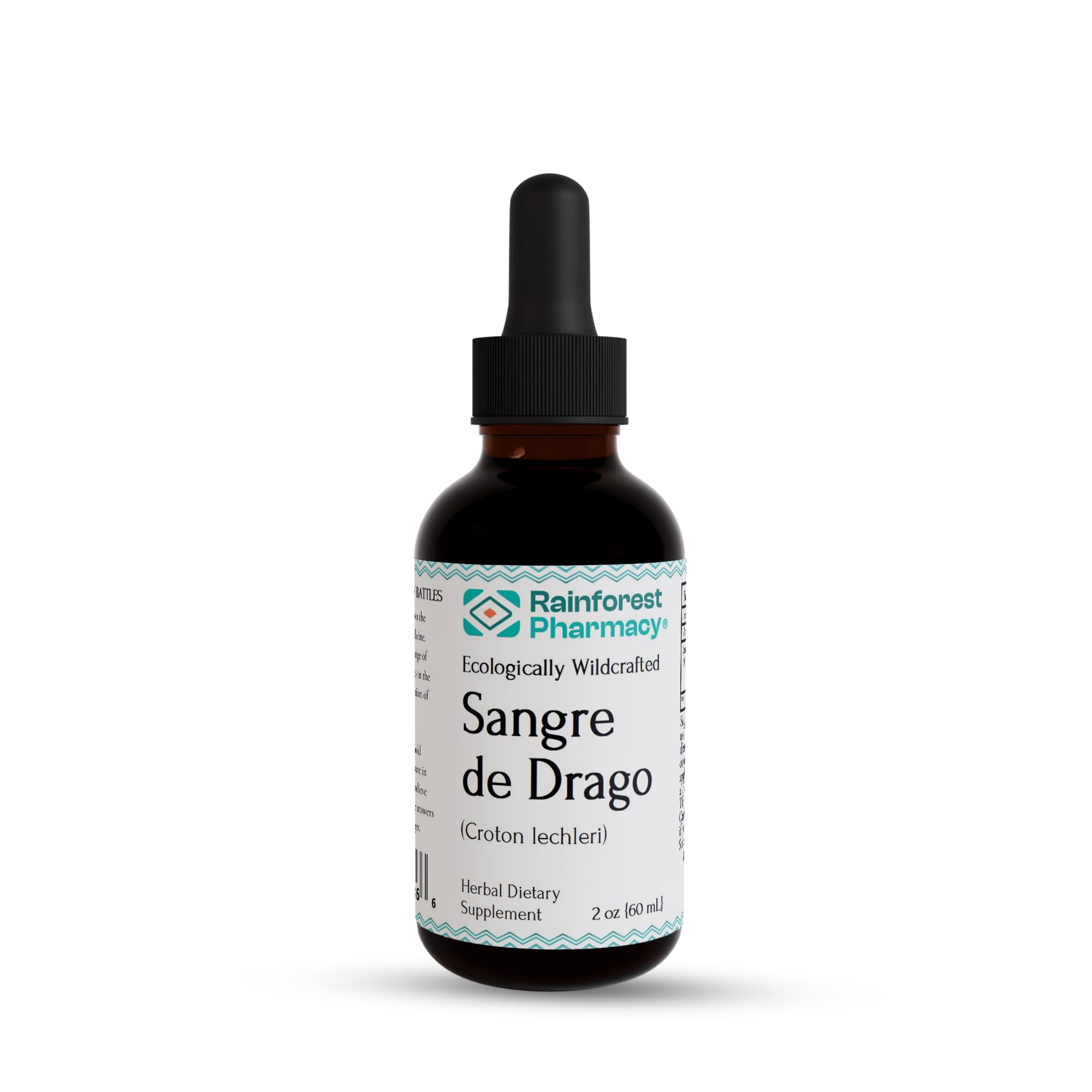 Rainforest Pharmacy Sangre de Drago, botella de 2 onzas, posible apoyo al cuidado de la piel.