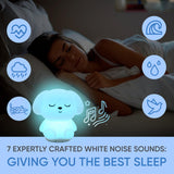 Rainlax luz nocturna de siete colores para crear ambiente