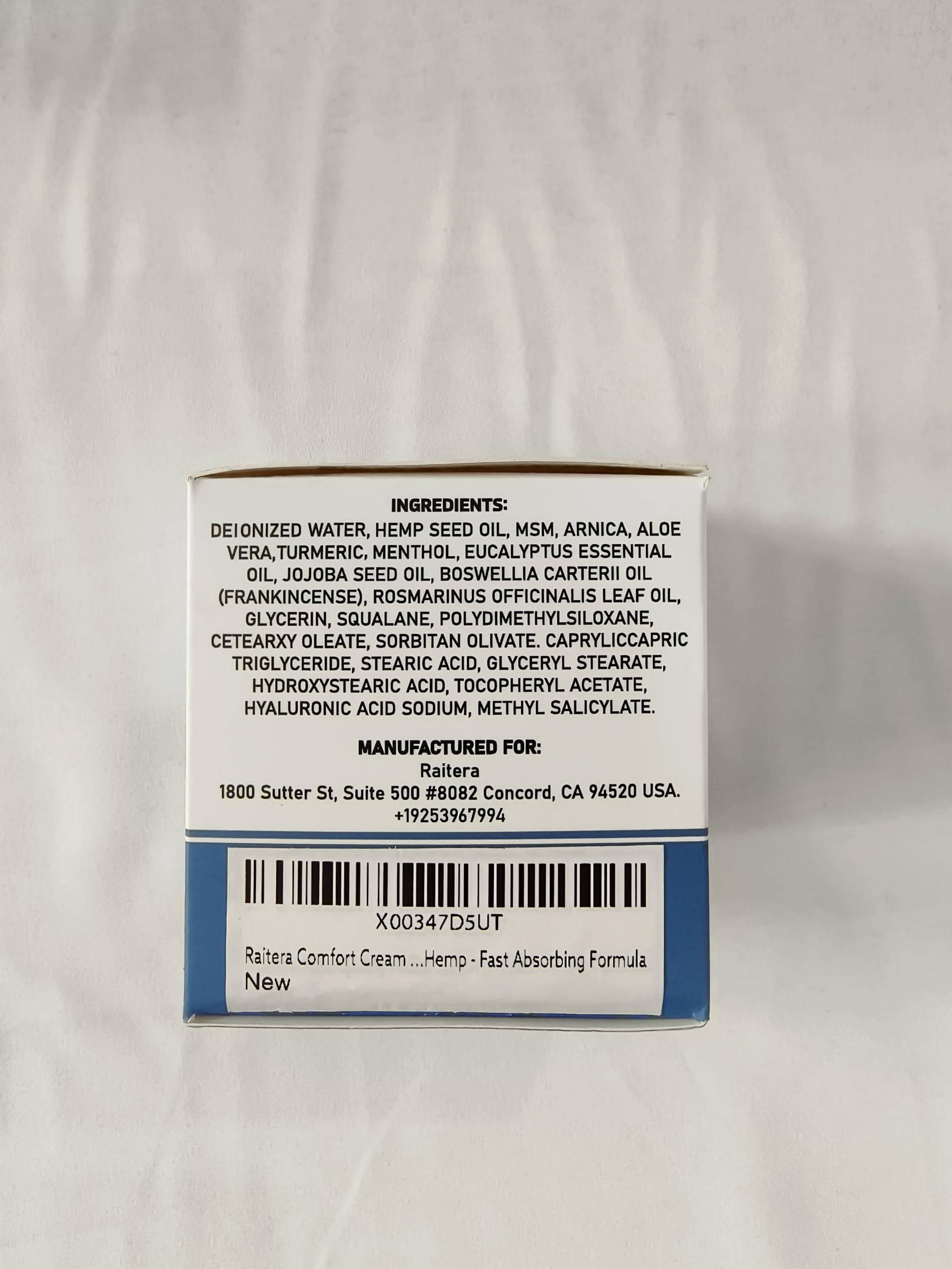 Raitera crema neuropatía, envase práctico para casa.