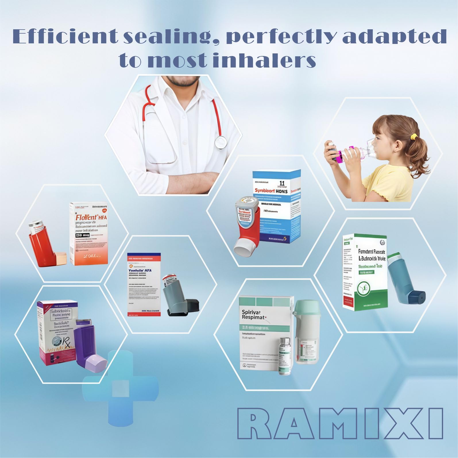 Ramixi NESSI Spacer materiales resistentes, durabilidad para uso diario
